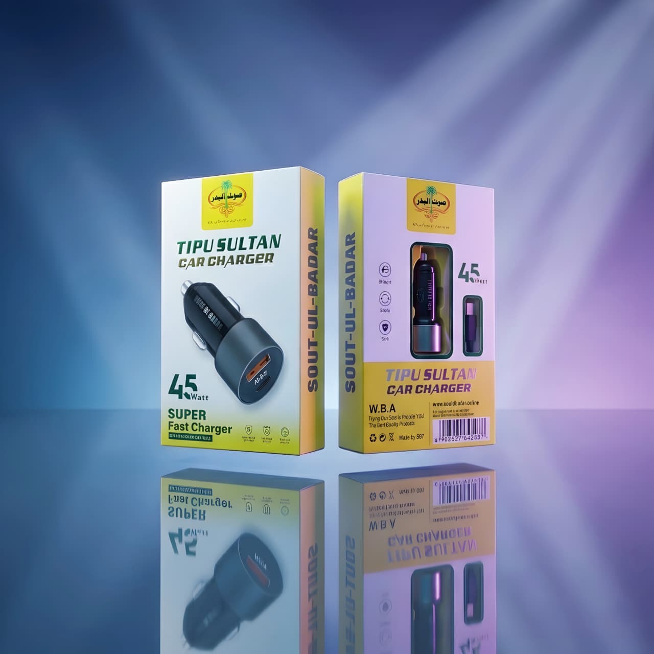TIPU SULTAN Super Fast 45W Car Charger
