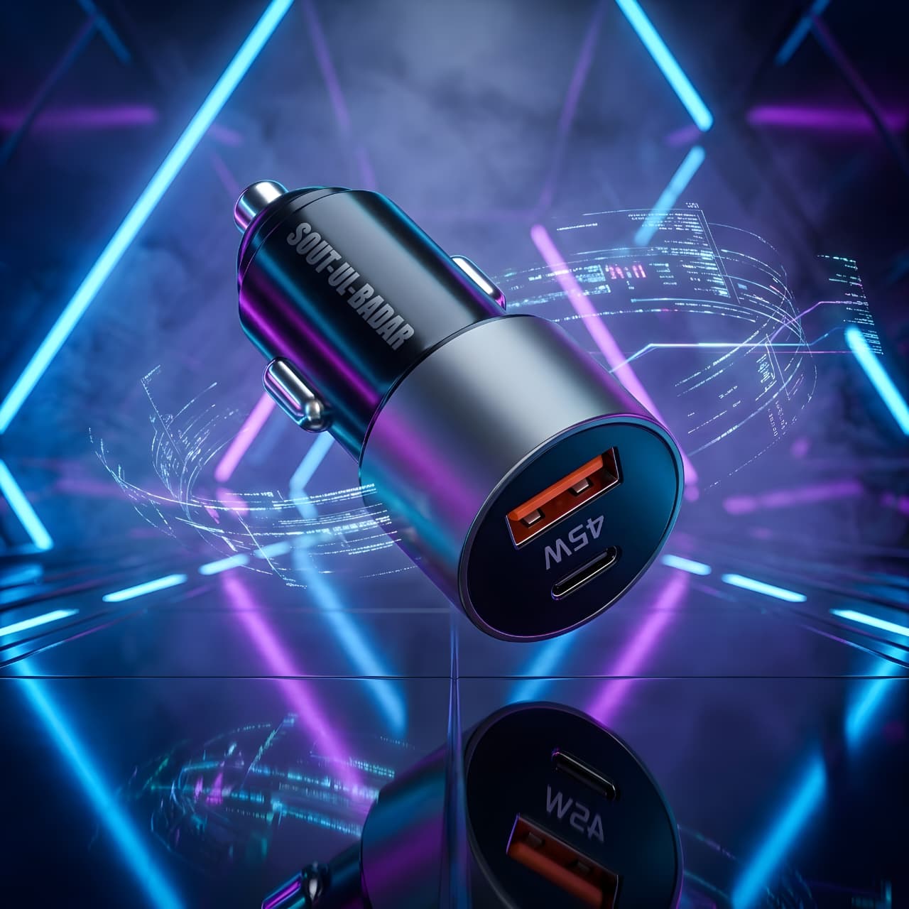 TIPU SULTAN Super Fast 45W Car Charger