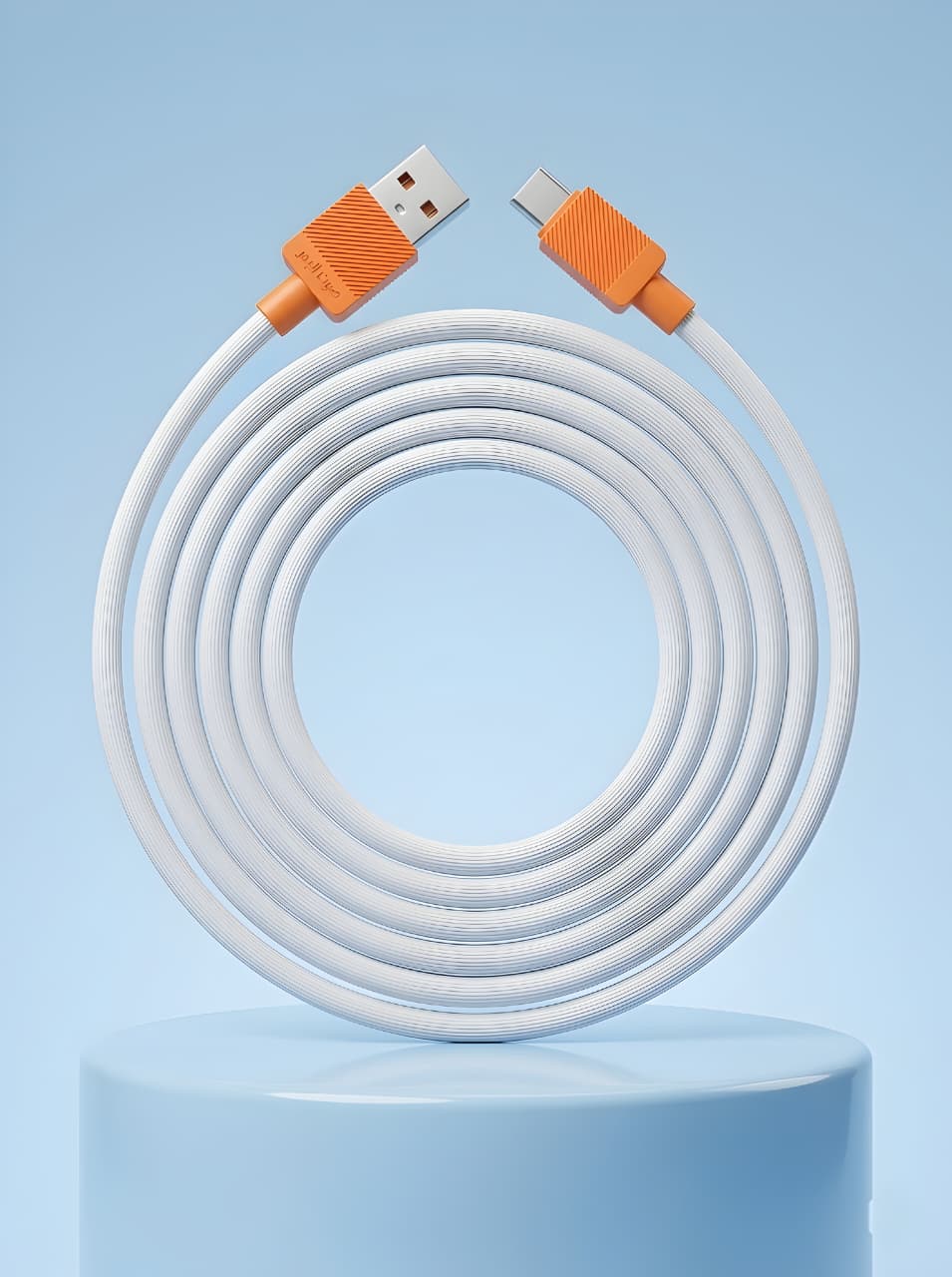 SOUT-UL-BADAR ORANGE Z-10 33W USB to Type-C Fast Charging Cable