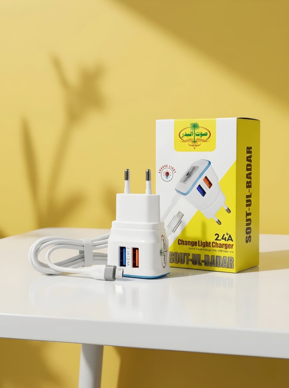 LEKAM PREMIUM+ 2.4A Dual USB Fast Charger with Micro USB Cable