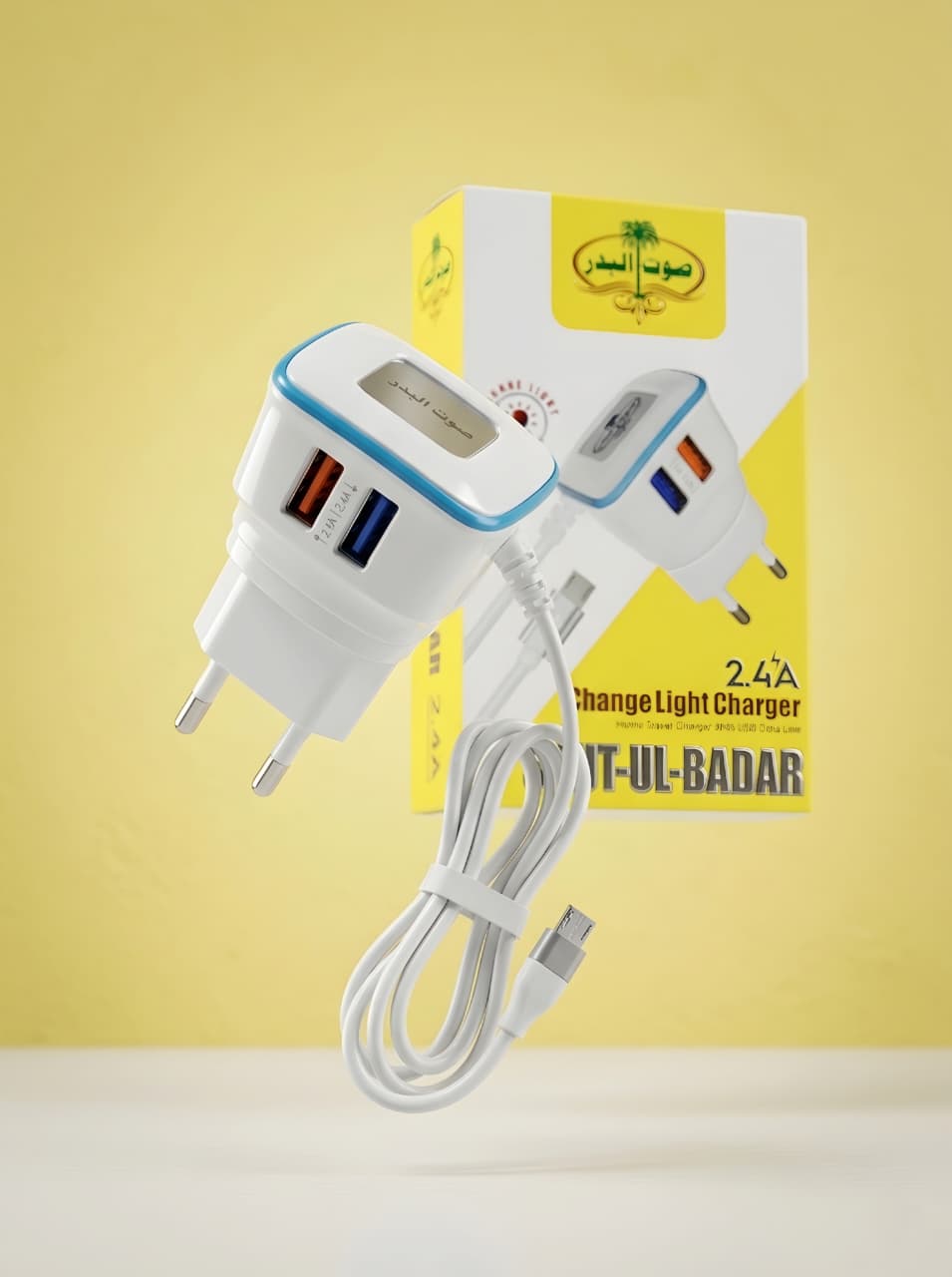 LEKAM PREMIUM+ 2.4A Dual USB Fast Charger with Micro USB Cable