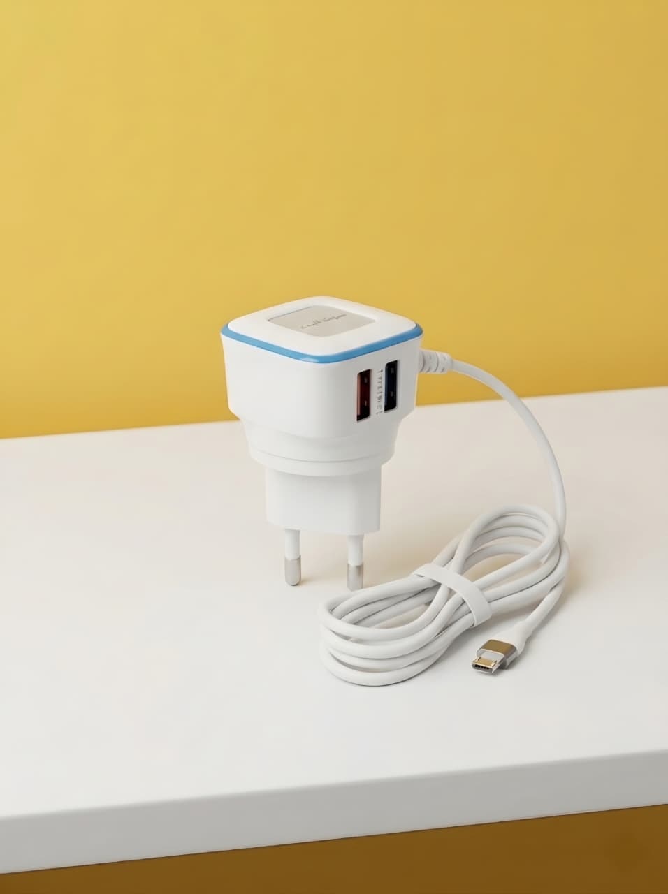 LEKAM PREMIUM+ 2.4A Dual USB Fast Charger with Micro USB Cable