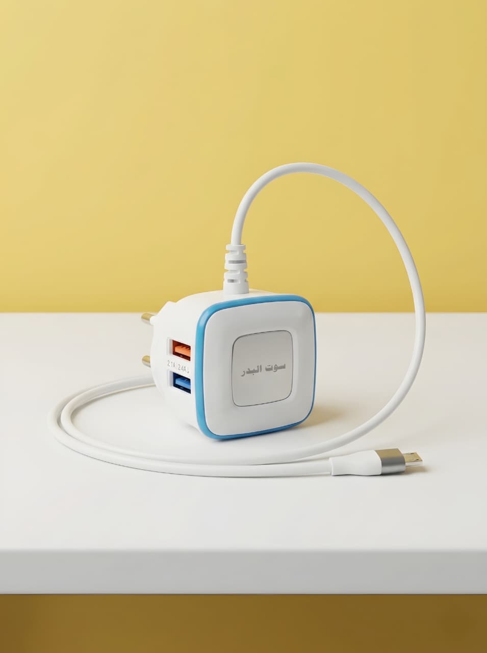 LEKAM PREMIUM+ 2.4A Dual USB Fast Charger with Micro USB Cable