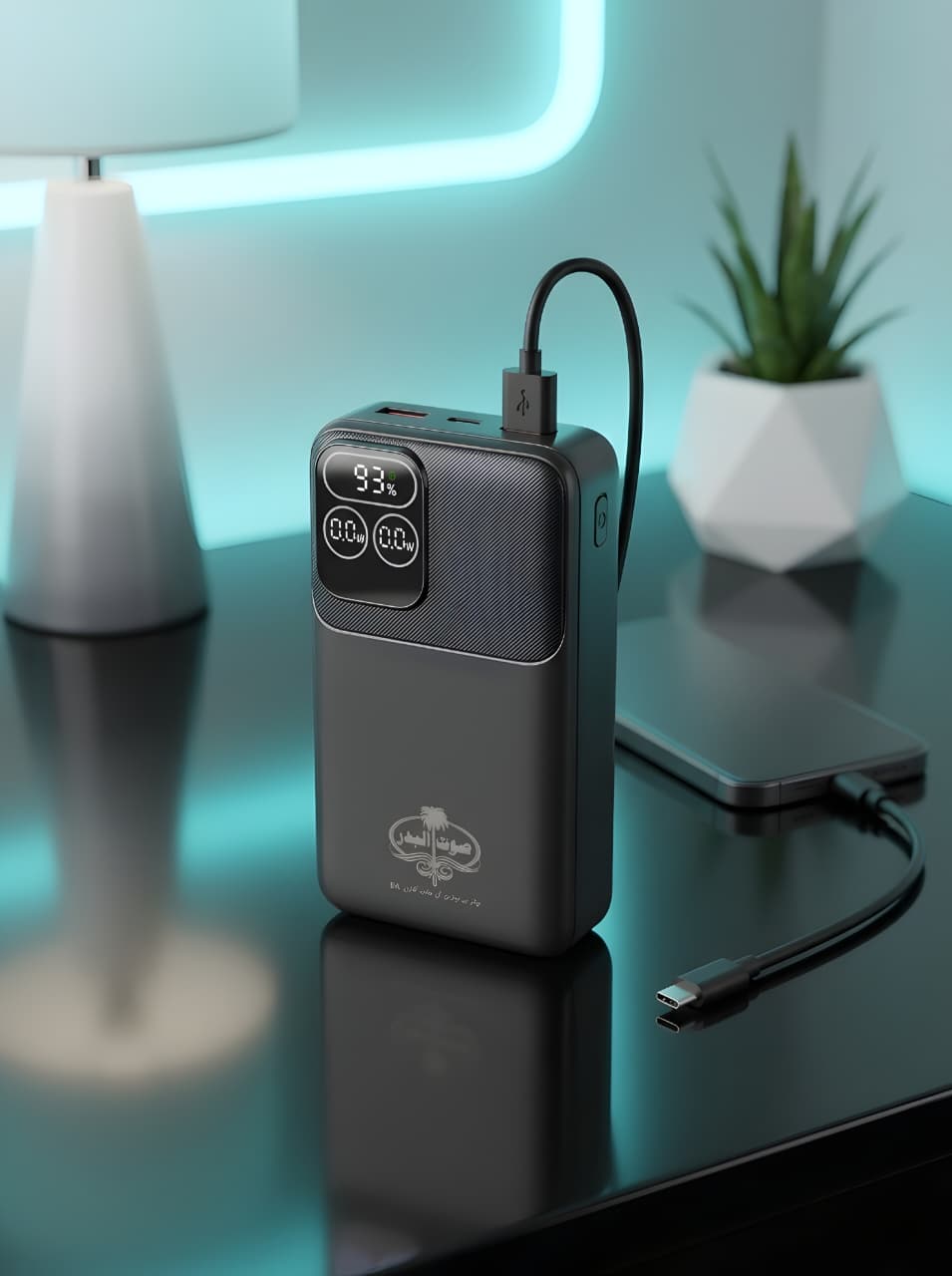 20000mAh Fast Charging Power Bank with LED Display