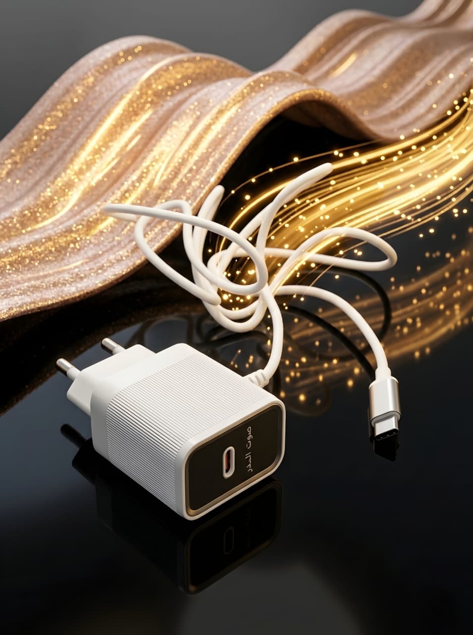 PD Houshu shedi Super Fast Charging Adapter with Type-C Cable