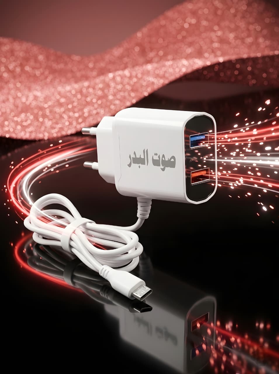 LEKAM PREMIUM+ 2.4A Dual USB Fast Charger with Cable