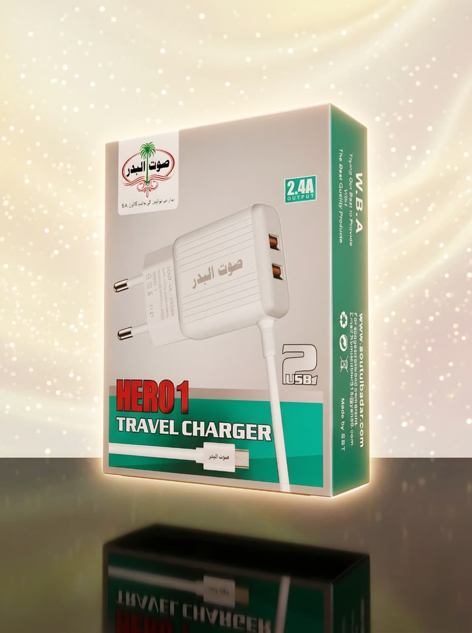 LEKAM PREMIUM+ HERO1 Fast Travel Charger 2.4A