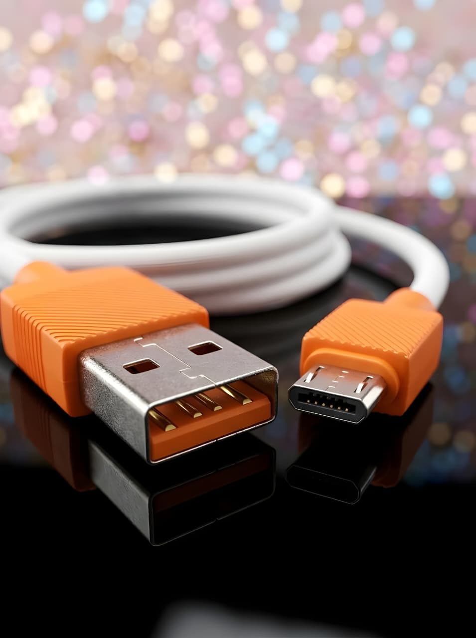 33W USB to V8 Charging Cable with Pure Copper Core