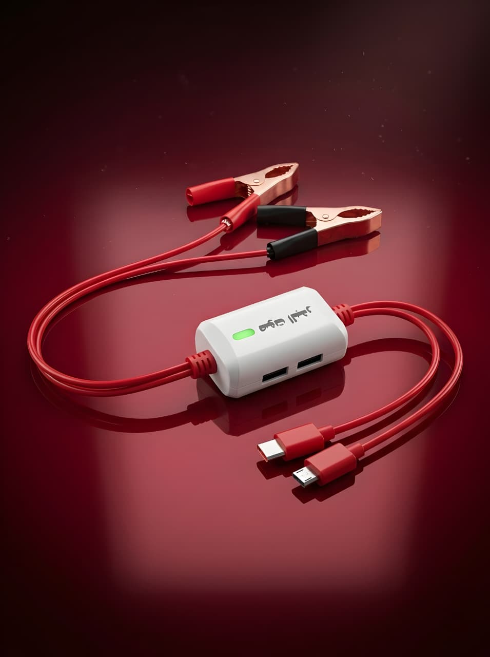 Y-606 Dual USB Battery Clamp Charger