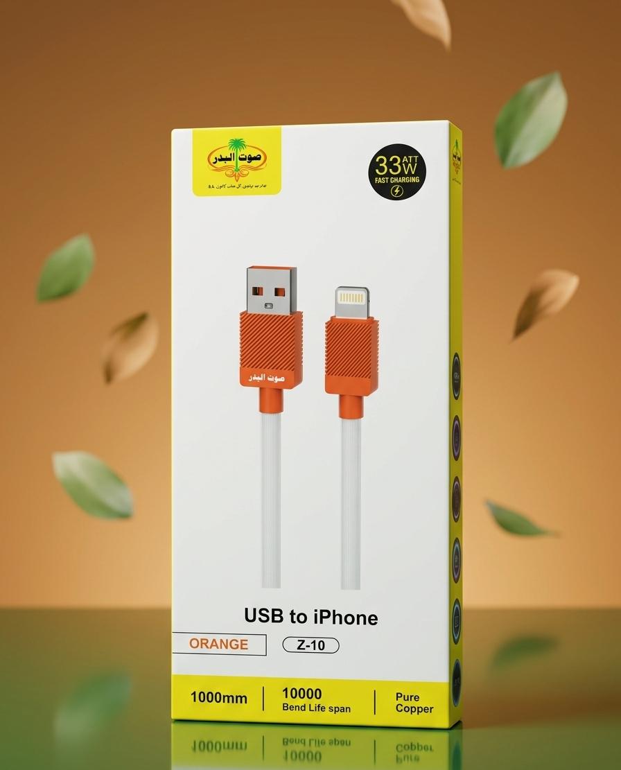 SOUT UL BADAR 33W USB to Lightning Fast Charging Cable – iPhone Charger Cable 1M