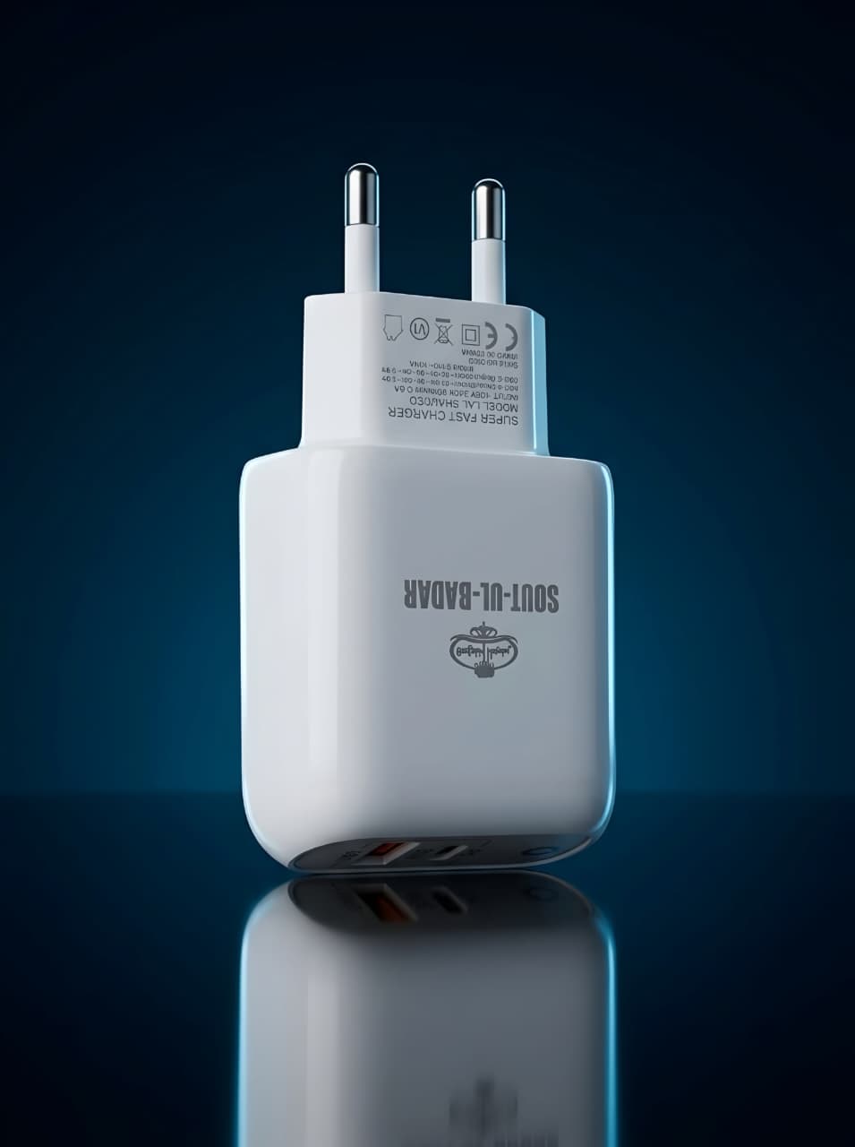 SOUT UL BADAR 30W Super Fast Charger with USB-C Cable – PD Quick Charge Wall Adapter