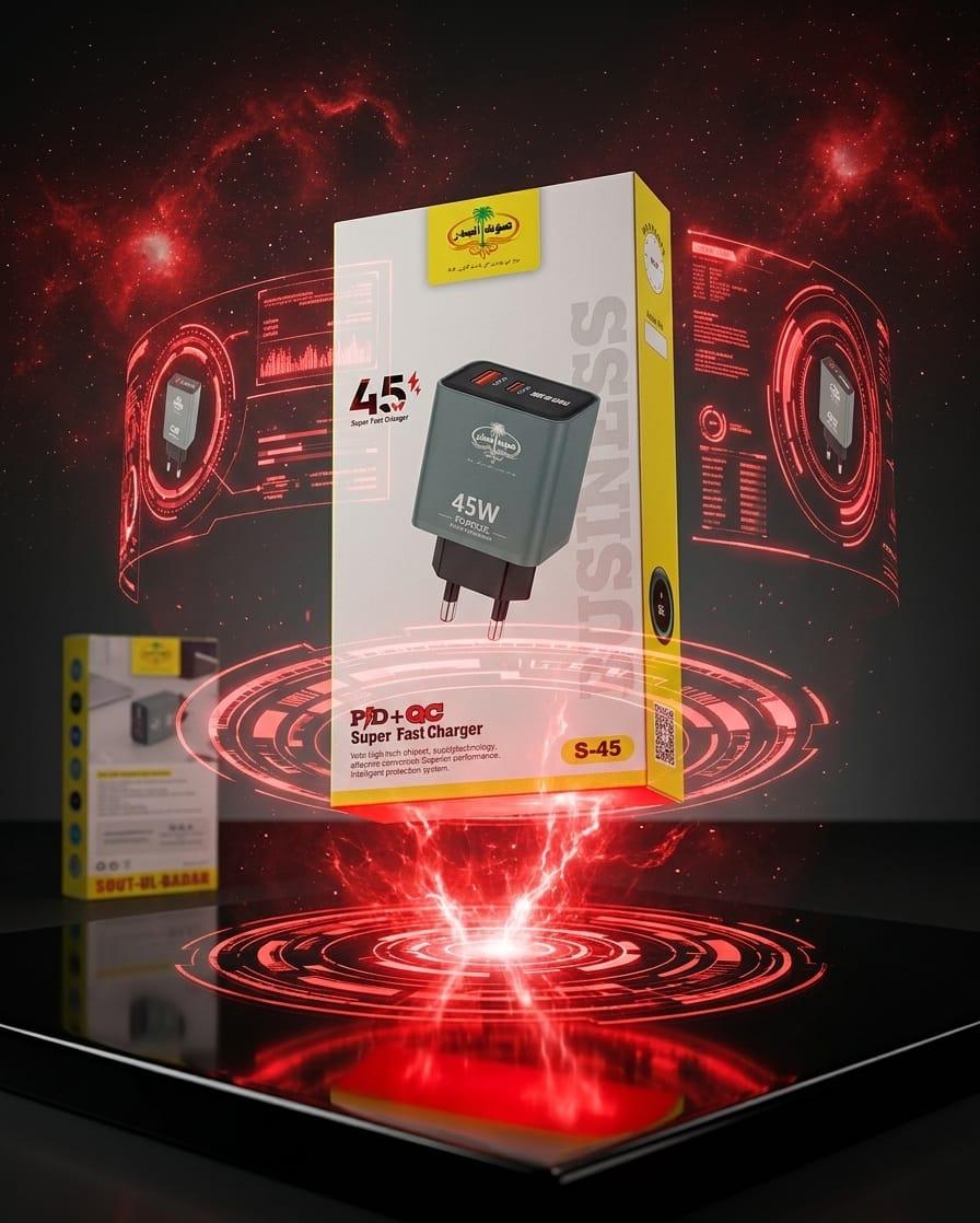S-45 PD + QC High Speed Charger