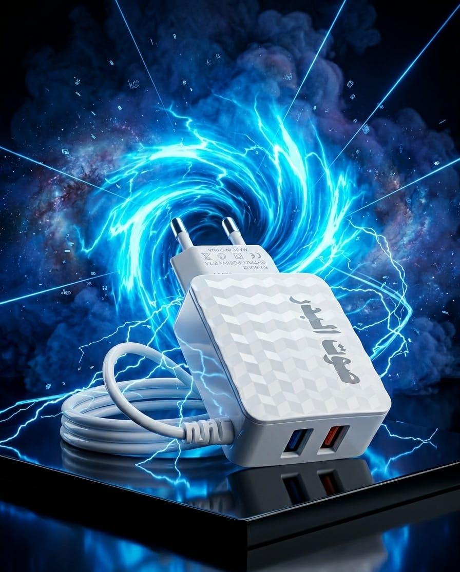 SOUT-UL-BADAR 2A USB Charger with Cable