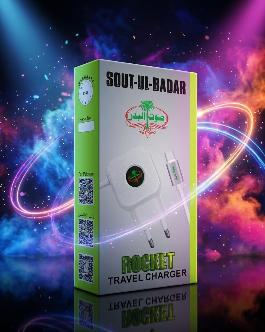 Rocket Travel Charger 2.4A Fast USB Adapter