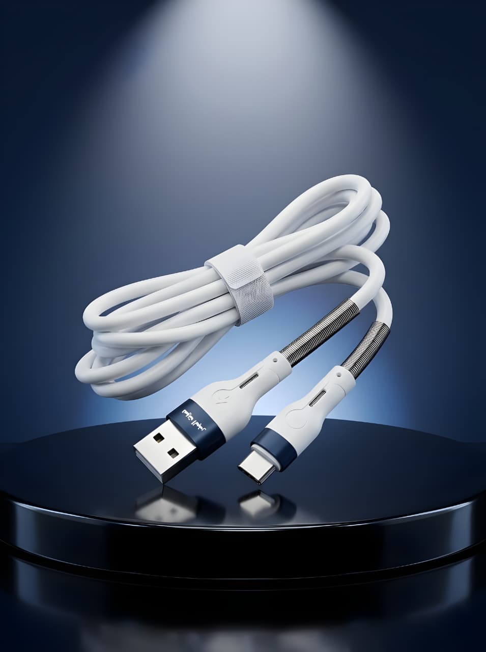 Z-045 Spring USB to Type-C Charging Cable