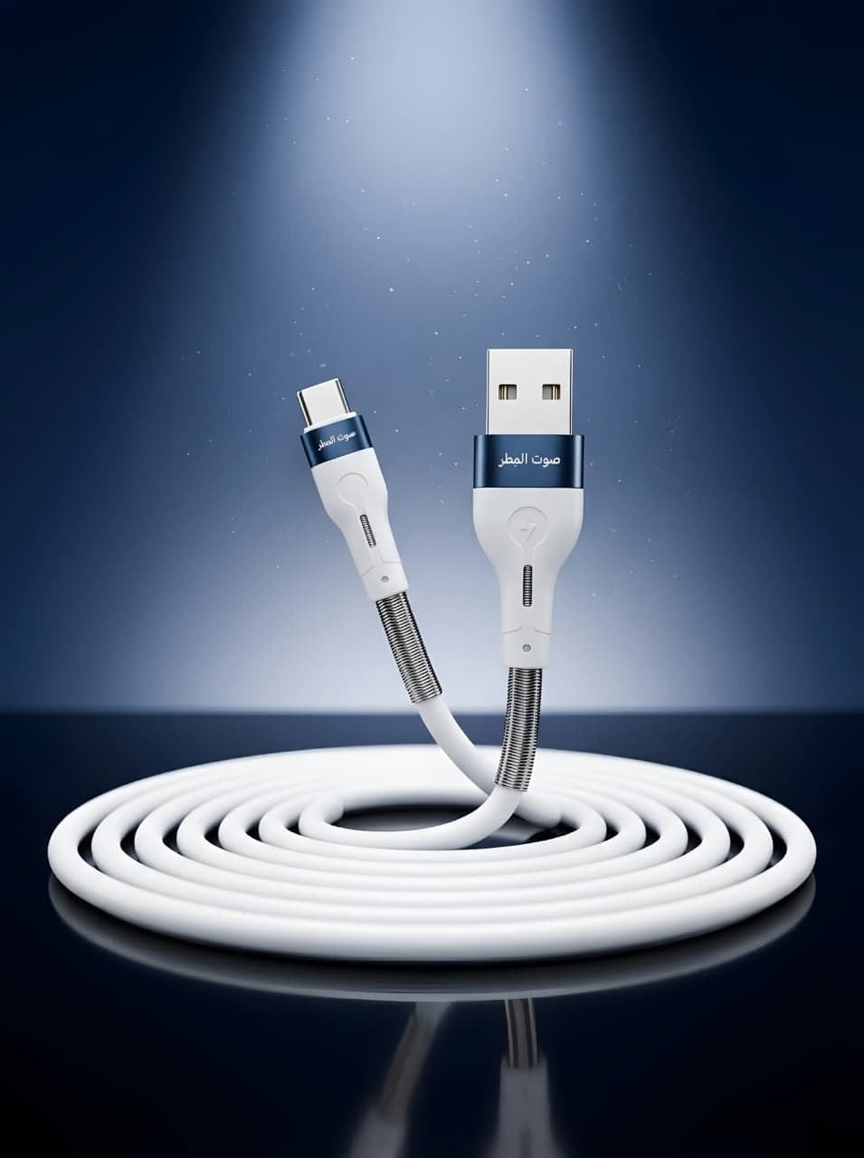 Z-045 Spring USB to Type-C Charging Cable