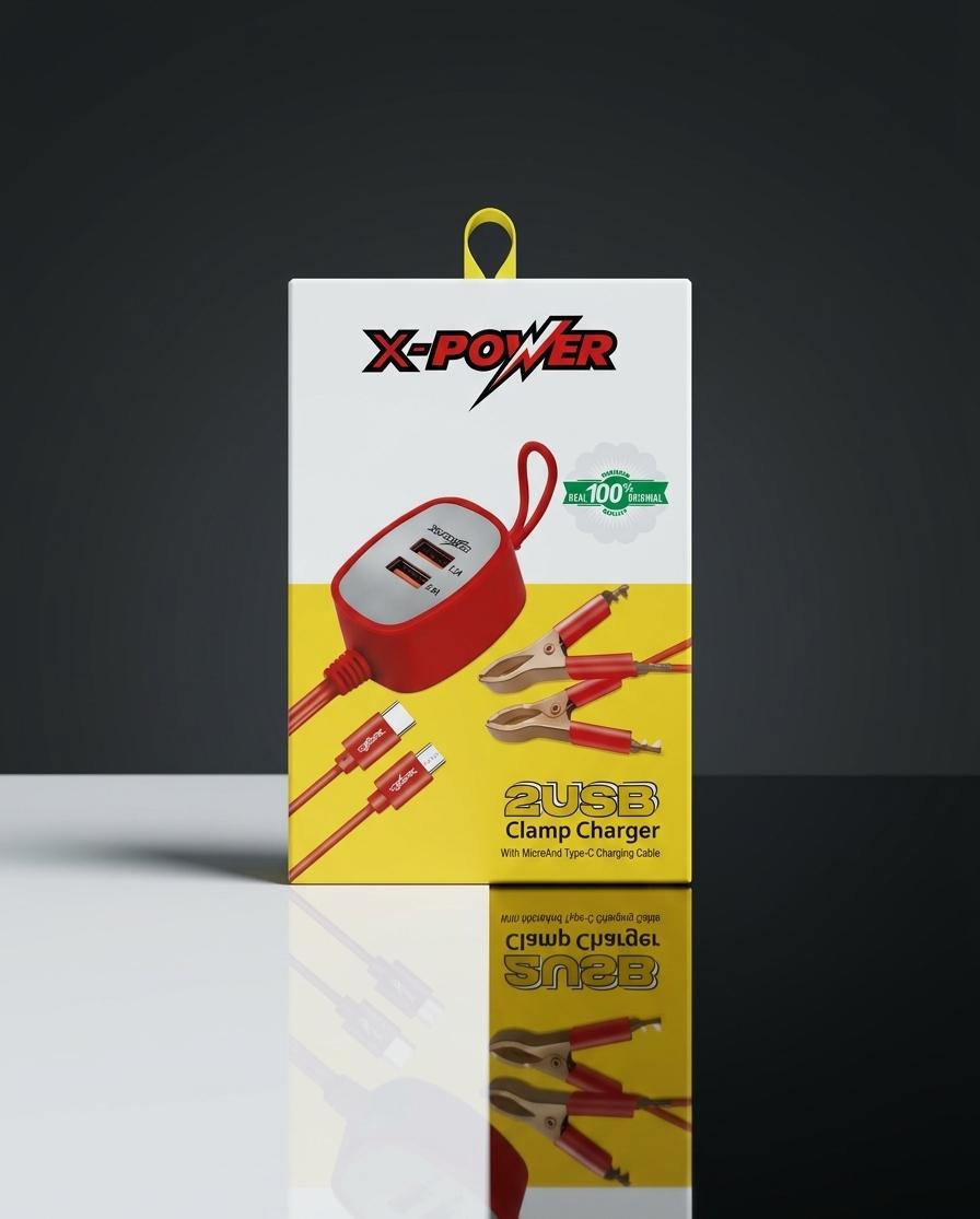 X-POWER Dual USB Emergency Battery Charger