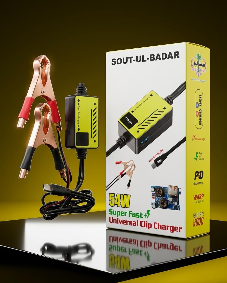 54W Universal Clip Charger with PD Fast Charging