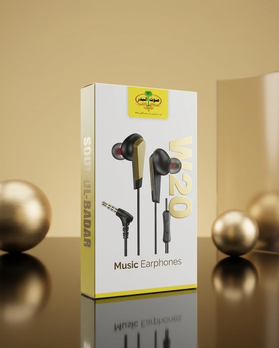 W20 Stereo Wired Earphones