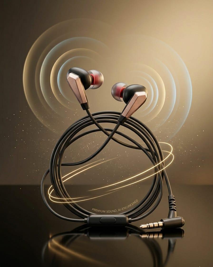 W20 Stereo Wired Earphones