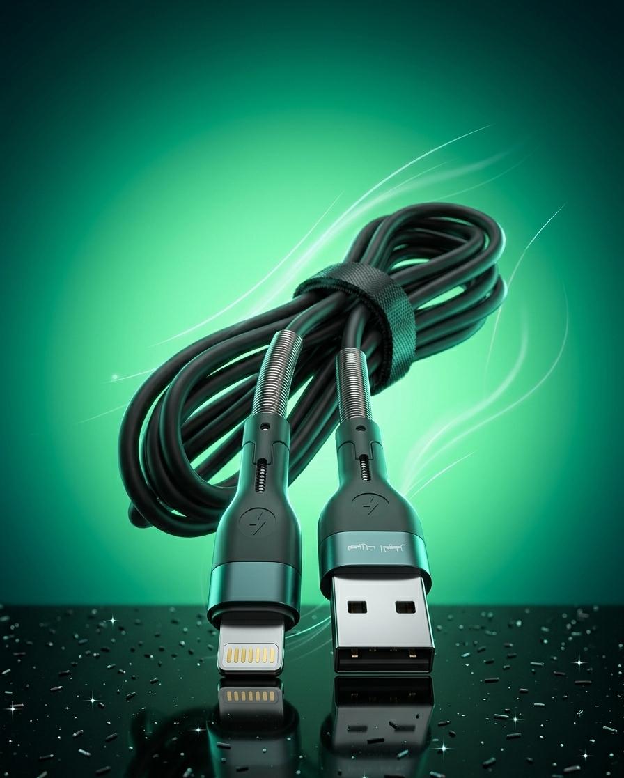 Z-047 Spring Lightning Charging Cable