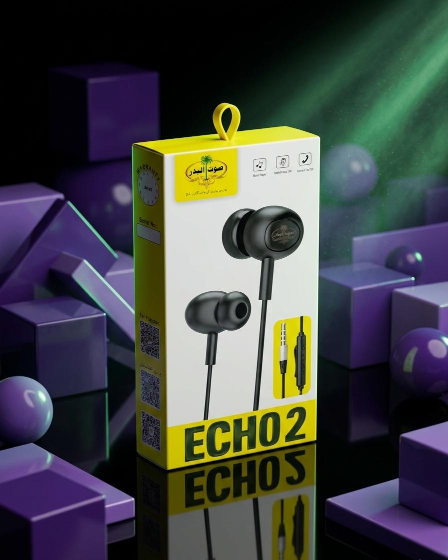 ECHO2 Wired Earbuds with Microphone