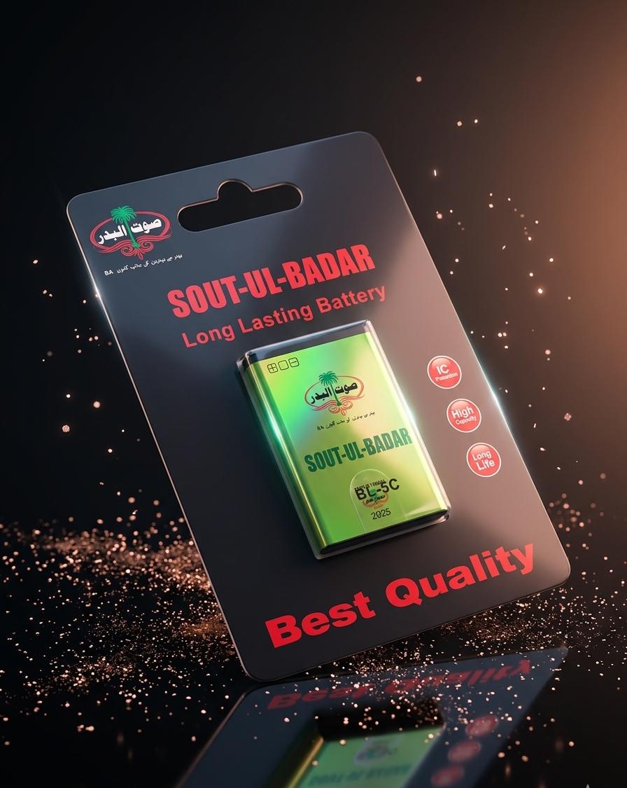 SOUT-UL-BADAR Premium Gold-5C Battery 1050mah