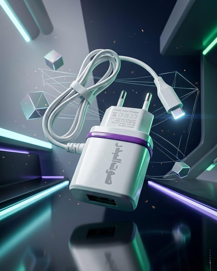 Gold Shine Fast USB Charger Type-C Adapter