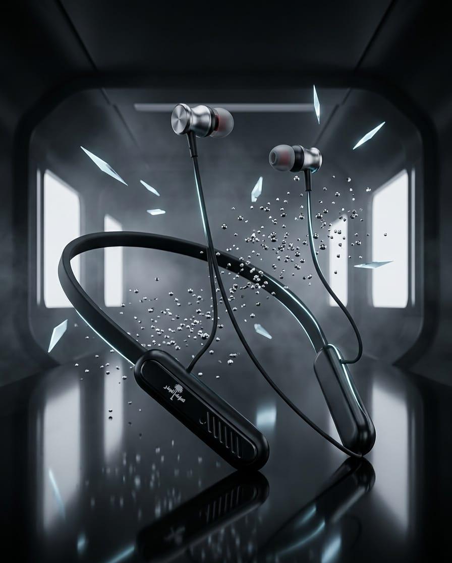 Sout-Ul-Badar SB-62 Lekam Wireless Sport Earphones with 35-Hour Playtime