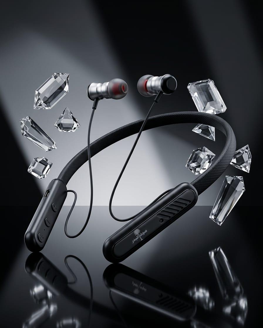 Sout-Ul-Badar SB-62 Lekam Wireless Sport Earphones with 35-Hour Playtime