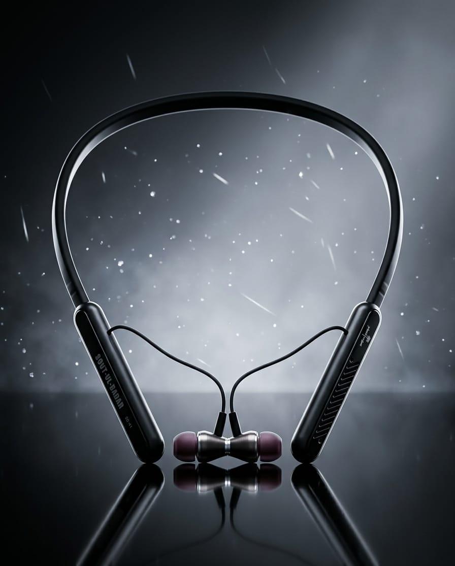 Sout-Ul-Badar SB-41 Lekam Wireless Sport Earphones with 50-Hour Playtime