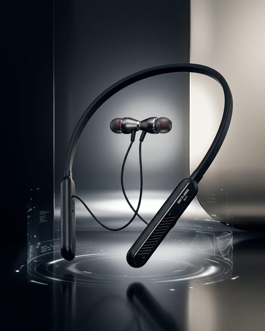 Sout-Ul-Badar SB-41 Lekam Wireless Sport Earphones with 50-Hour Playtime