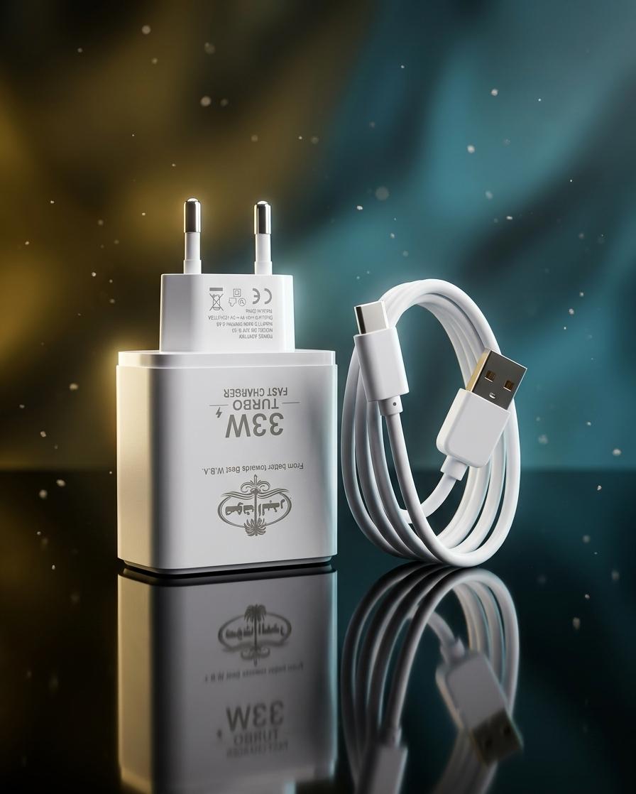 Sout-Ul-Badar S-33 33W Super Fast USB Charger – Turbo Quick Charging for Android & iOS Devices