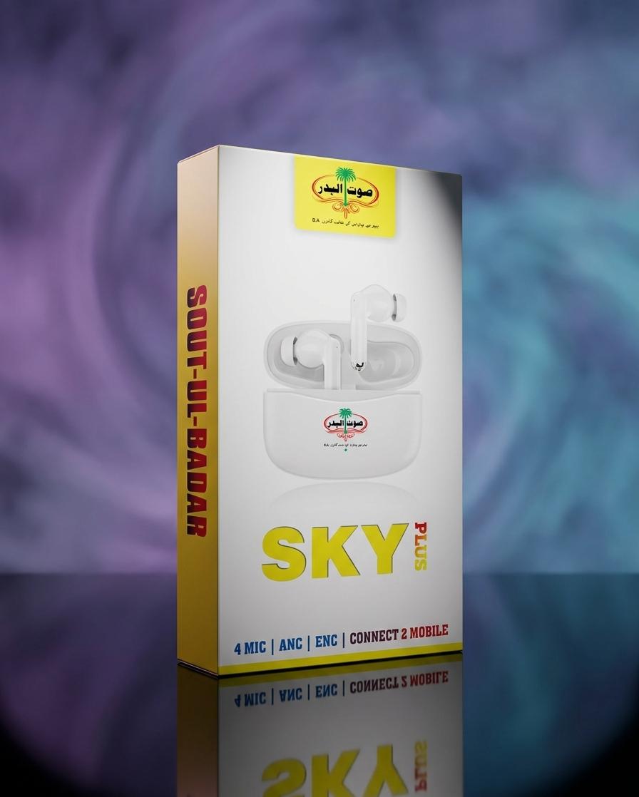 SOUT-UL-BADAR Sky Plus True Wireless Earbuds | ANC + ENC Noise Cancelling Quad Mic Bluetooth Headset