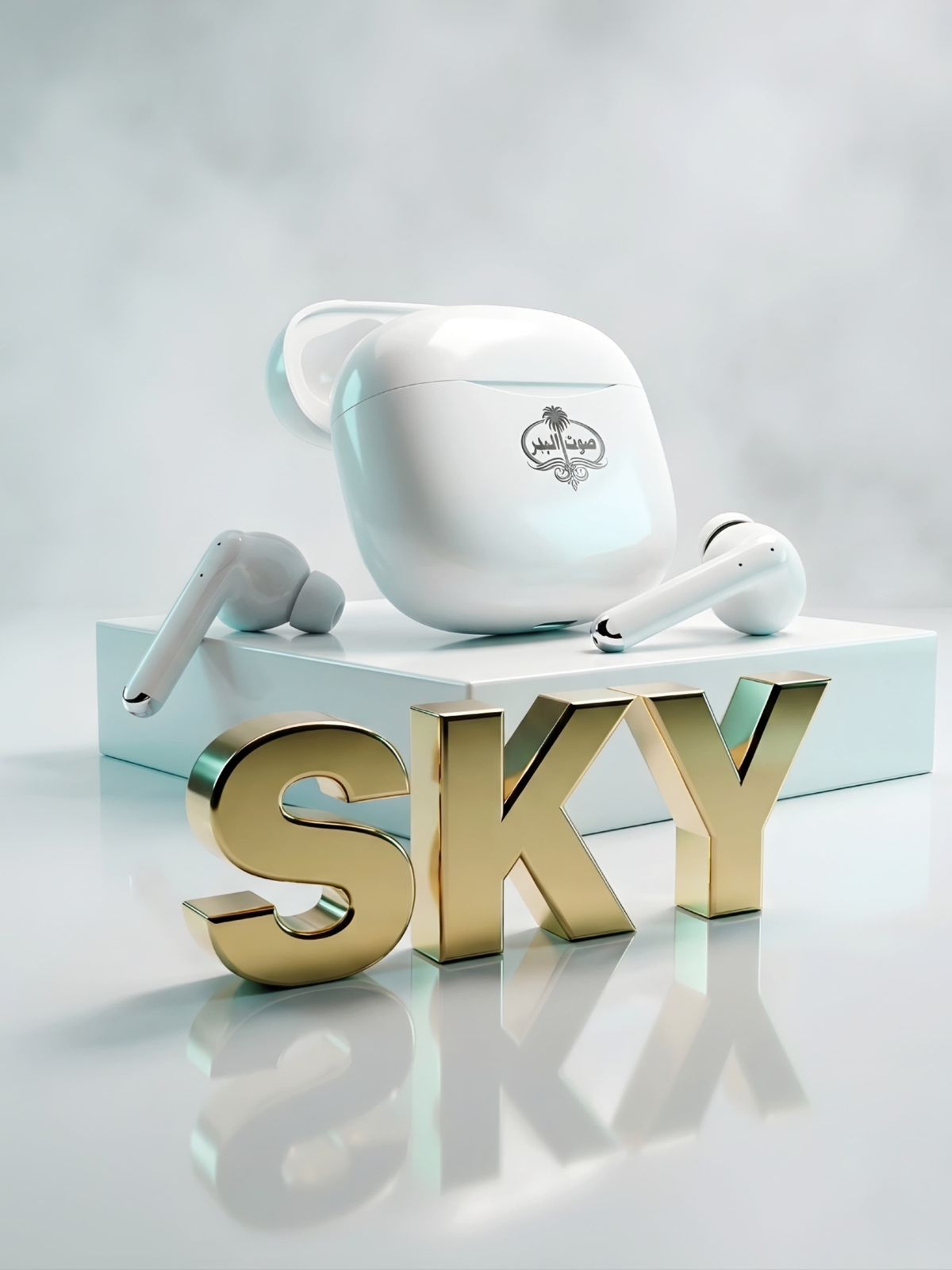 SOUT-UL-BADAR SKY True Wireless Headset | ANC + ENC Noise Cancelling 4 Mic Quad Earbuds with Dual Mobile Connect
